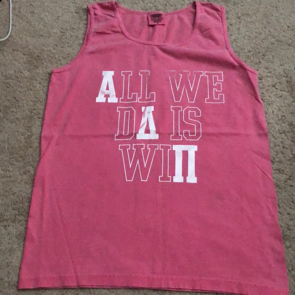 Alpha Delta Pi “All We Do Is Win” Tank Top